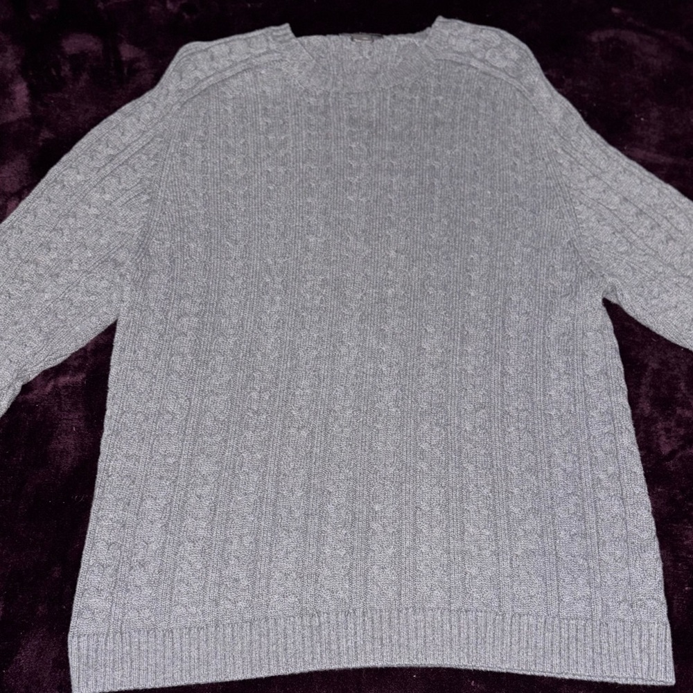 Eddie Bauer Heather Gray Crewneck Sweater